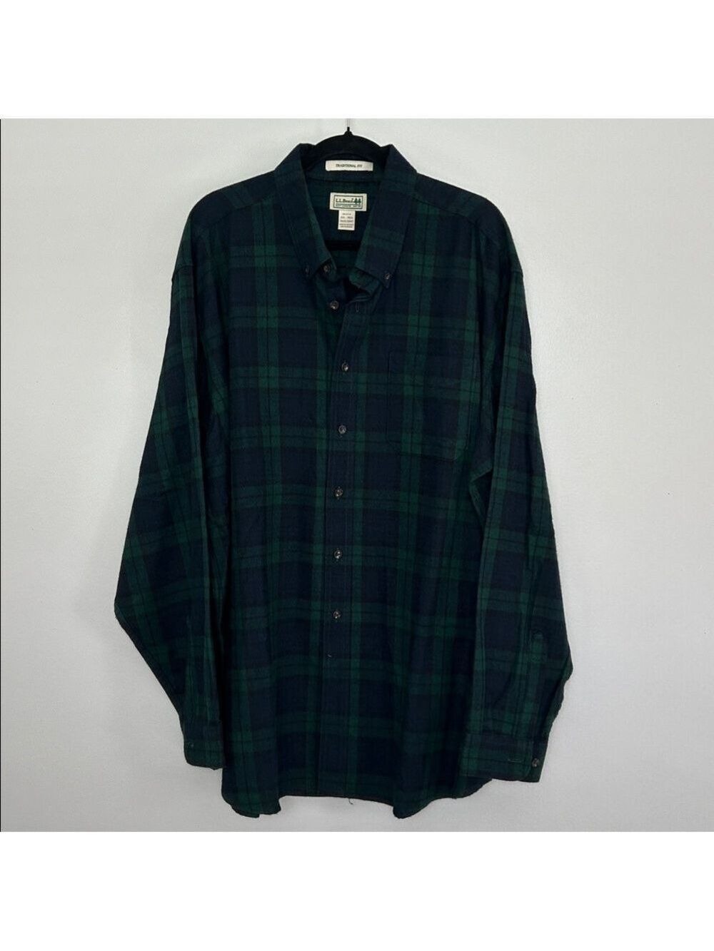 L.L. Bean Men's Classic Scotch Plaid Flannel Shirt